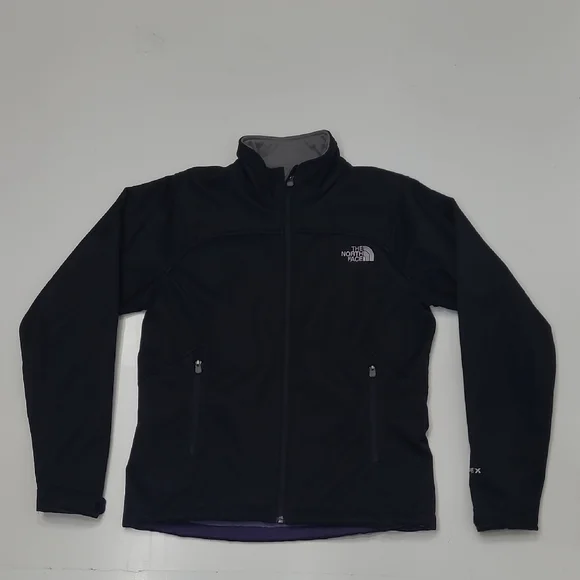The North Face Apex Full Zip Jacket Pockets Brand Logo Water Wind Resistant Coat - Picture 4 of 17